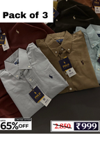 Men’s Denim Shirt Combo Pack | 3 Shirts @ ₹999