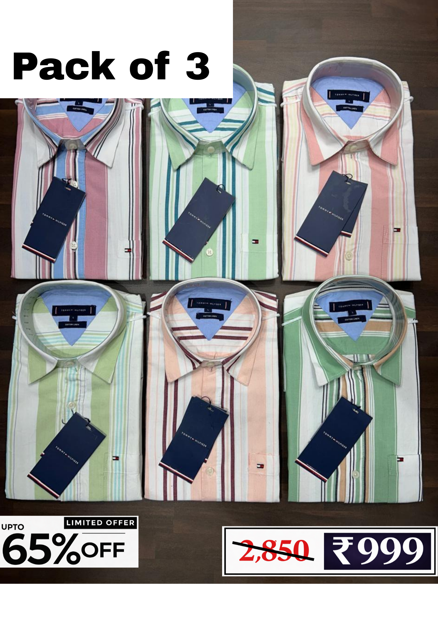 Men’s Checked Shirt Combo Pack | 3 Shirts @ ₹999