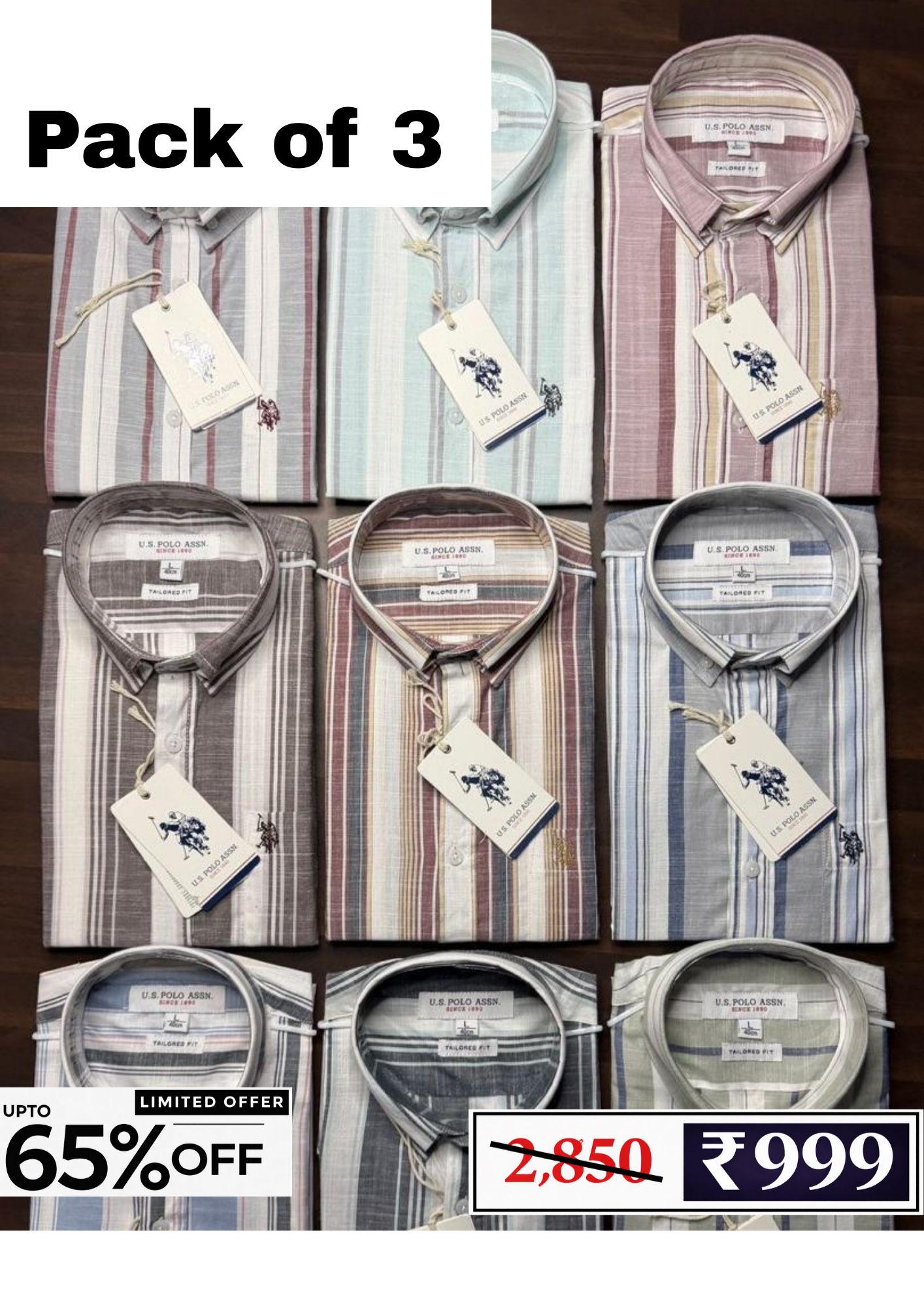Men’s Checked Shirt Combo Pack | 3 Shirts @ ₹999