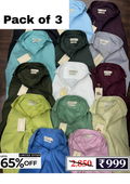 Men’s Cotton Shirt Combo Pack | 3 Shirts @ ₹999