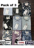 Men’s Checked Shirt Combo Pack | 3 Shirts @ ₹999