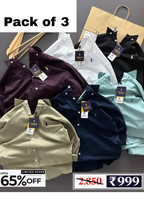 Men’s Denim Shirt Combo Pack | 3 Shirts @ ₹999