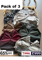 Men’s Casual Shirt Combo Pack | 3 Shirts @ ₹999