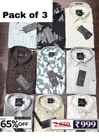 Men’s Checked Shirt Combo Pack | 3 Shirts @ ₹999