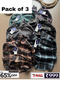 Men’s Checked Shirt Combo Pack | 3 Shirts @ ₹999