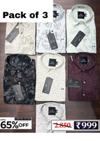 Men’s Checked Shirt Combo Pack | 3 Shirts @ ₹999
