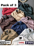 Men’s Casual Shirt Combo Pack | 3 Shirts @ ₹999