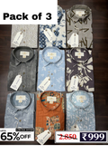 Men’s Checked Shirt Combo Pack | 3 Shirts @ ₹999