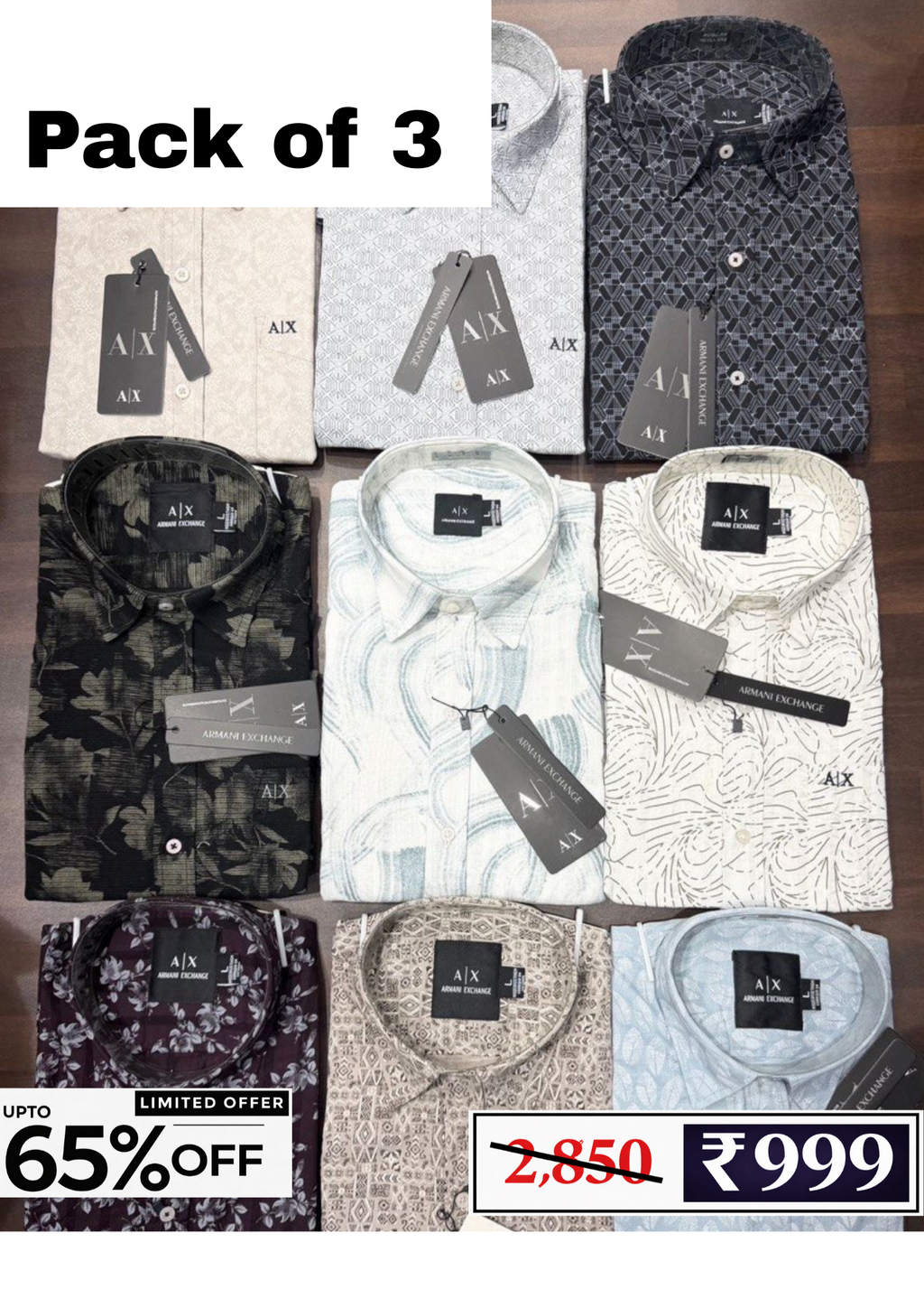 Men’s Checked Shirt Combo Pack | 3 Shirts @ ₹999