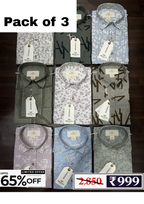 Men’s Checked Shirt Combo Pack | 3 Shirts @ ₹999