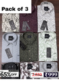 Men’s Checked Shirt Combo Pack | 3 Shirts @ ₹999