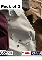 Men’s Casual Shirt Combo Pack | 3 Shirts @ ₹999