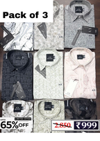 Men’s Checked Shirt Combo Pack | 3 Shirts @ ₹999