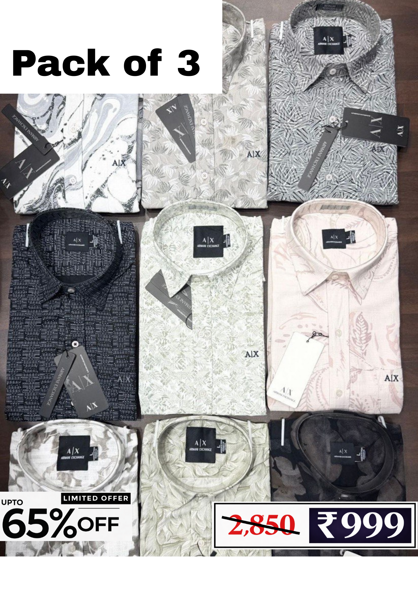 Men’s Checked Shirt Combo Pack | 3 Shirts @ ₹999