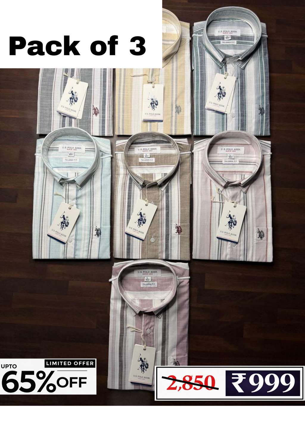 Men’s Checked Shirt Combo Pack | 3 Shirts @ ₹999