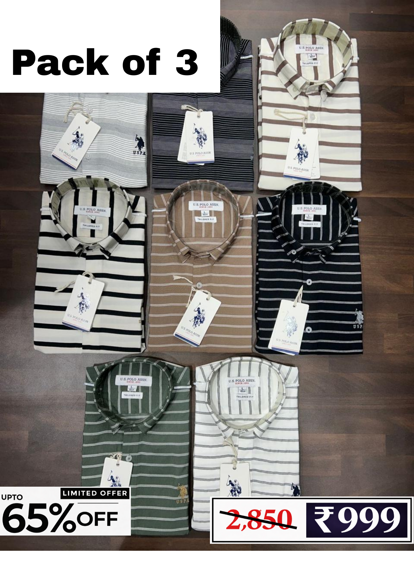 Men’s Checked Shirt Combo Pack | 3 Shirts @ ₹999