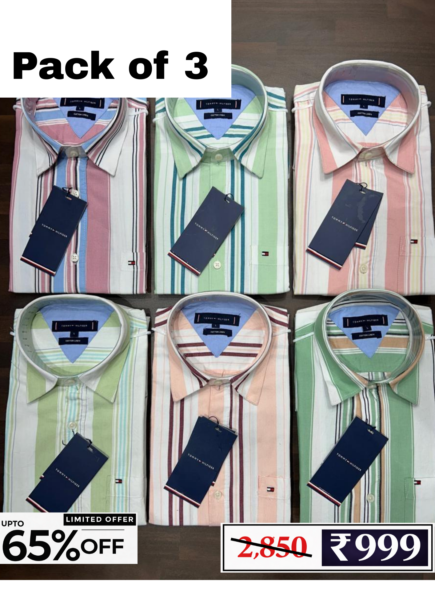 Men’s Checked Shirt Combo Pack | 3 Shirts @ ₹999
