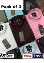 Men’s Cotton Shirt Combo Pack | 3 Shirts @ ₹999